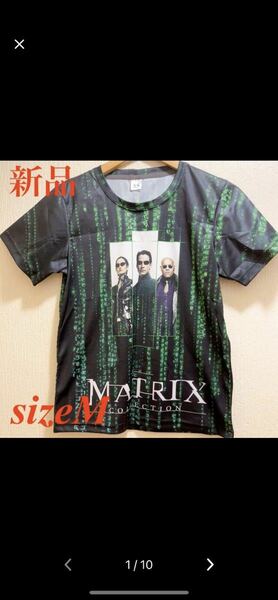 新品★ブラック★マトリックス★キアヌリーブス★Tシャツ★ユニセックス★M★