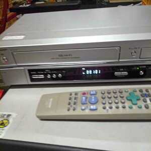SHARP　DVD+VHSビデオデッキ　DV-NC750　通電確認　現状品