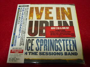 BRUCE SPRINGSTEEN/LIVE IN DUBLIN* blues * springs s tea n/ live * in *da Brin * domestic record / paper jacket /2CD+DVD/ explanation .. translation attaching 