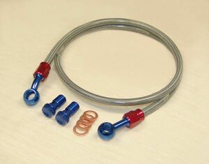 JOG ZR(3YK)* stain mesh brake hose blue [YM105]