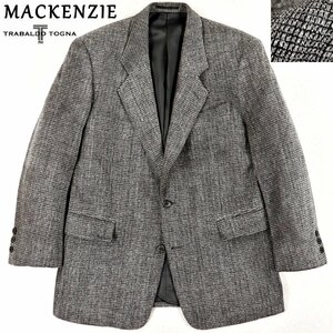 美品 オンワード樫山 MACKENZIE マッケンジー TRABALDO TOGNA トラバルド・トーニャ 2つボタン テーラードジャケット グレー A5 ブレザー