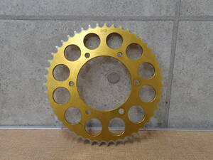 ZZR250 AFAM rear Gold sprocket [ ZX250H-072 zz-r250 driven sprocket sprocket 