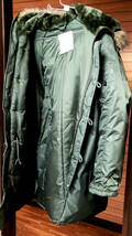 1円スタート ! 美品 ! ROTHCO ロスコ PARKA EXTREME COLD WEATHER TYPE N-3B Mサイズ ( 2XL相当 ) 米軍 アメリカ軍 フライトジャケット _画像4