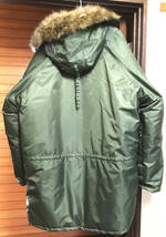 1円スタート ! 美品 ! ROTHCO ロスコ PARKA EXTREME COLD WEATHER TYPE N-3B Mサイズ ( 2XL相当 ) 米軍 アメリカ軍 フライトジャケット _画像2