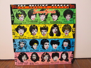 US-original 初回修正なしインナー STERLING刻印 The Rolling Stones (Analog) Some Girls 1st Version (Die Cut with Celebrity Faces)