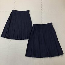 O122 (中古) 兵庫県 竜山中学校 セーラー服 上下4点セット /指定品/L/6/W66/白3本ライン/冬服/夏服/制服/中学校/女子学生/学生服_画像7