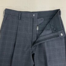 US625-6 (未使用品) 男子学生服 冬ズボン /試作品/未使用品/W76/股下80/ズボン/KANKO/冬服/冬用/制服/学生服/チェック柄/中学校/高校/_画像2