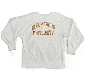 90’s 米国製 チャンピオン スウェット リバースウィーブ クルー Champion REVERSE WEAVE BLOOMSBURG グレー XL [ta-0533]