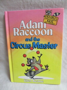 即決★USA　ヴィンテージ　adam raccoon and the circus master アダムラクーンとサーカスの団長☆洋書・絵本