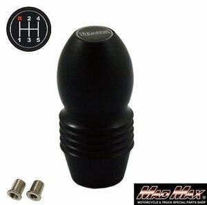 MADMAX トラック用品 DENMA MAXシフトノブ 泡 100mm ブラック 日野 プロフィア用/変換アダプター付【送料800円】