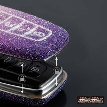 トヨタ エクスタシーダイヤモンド TYPE B 3ボタン式 TPUソフト スマートキーケース ピンク/父の日 母の日 誕生日【メール便送料200円】_画像4