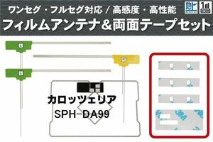 カロッツェリア carrozzeria 用 アンテナ フィルム 両面テープ SPH-DA99 対応 地デジ ワンセグ フルセグ 高感度 受信