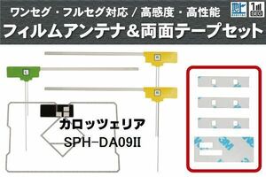 カロッツェリア carrozzeria 用 アンテナ フィルム 両面テープ SPH-DA09II 対応 地デジ ワンセグ フルセグ 高感度 受信