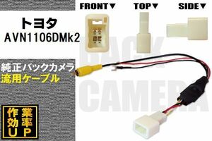 トヨタ純正NHDT-W59G 対応 イクリプス ECLIPSE AVN1106DMk2 社外ナビ 市販ナビ RCA 接続 変換 リアカメラ ハーネス 配線 コード ケーブル