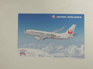■非売品 JALディズニー記念ポストカード5-DISNEY日本航空Duffy