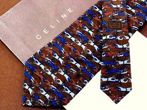 0^o^0ocl!FK8041 [ horse racing * horse ][CELINE] Celine necktie *