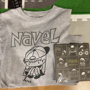 Navel /Skimmer split 7ep T-shirt set snuffy smile crackle japanese punk melodic emomero core T-shirt size L