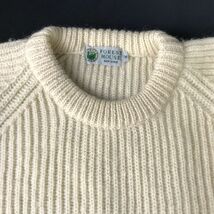 FOREST HOUSE new York★高級ウール100%/長袖セーター【Mens size -M/アイボリー/ivory】sweater/Tops◆BG951_画像3