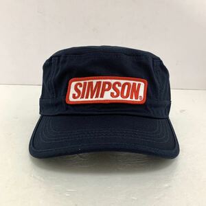 新品 正規 SIMPSON シンプソン ワークキャップ キャップ SC-027 NAVY 定価3520円 A30907-17