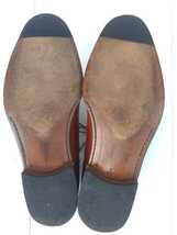 サルバトーレフェラガモ　Salvatore Ferragamo　レザーシューズ　革靴　紳士靴 　ストレートチップ　ブラウン　8・EE　イタリア製　美品_画像7