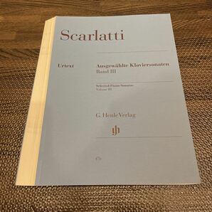 【裁断済み】スカルラッティ ヘンレ ピアノ譜 ピアノ楽譜 原典 チェンバロ・ソナタ選集 第3巻/原典版/Johnsson編/デトレフ・クラウス運指