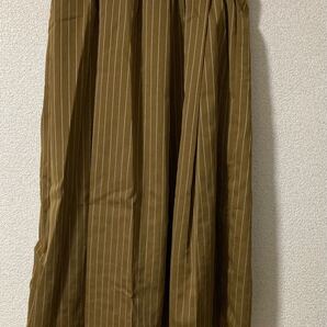 スカート フレア ストライプ