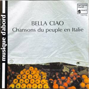 (C16H)☆イタリアフォーク,歌曲/Il Nuovo Canzoniere Italiano/Bella Ciao (Chansons Du Peuple En Italie)☆