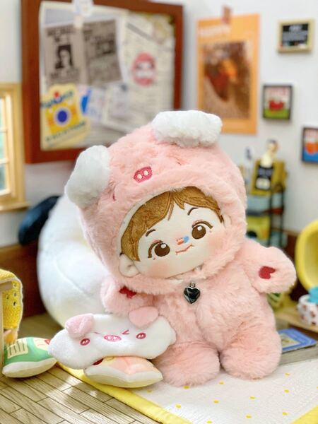 k-pop 20cmぬいぐるみ 服 3点セット