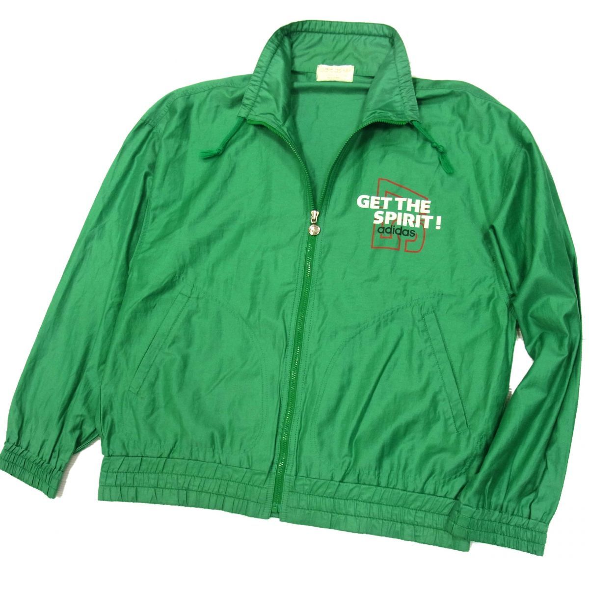 レア デッド 80s adidas ロング ジャケット シルバー スワローテイル