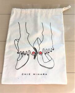 ★CHIE MIHARA　チエミハラ　巾着袋　バッグ　靴のデザイン★ショッパー/非売品