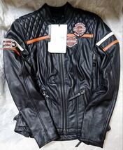 Harley Davidson・新品・ レディース・ミスエンス-ジアスト・トリプル ベント システム・レザージャケット(S) 98134-17VW ブラック_画像3