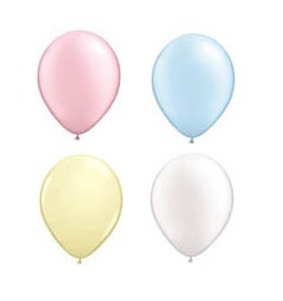選べる 4色より15個 Qualatex 11インチ バルーン パール ピンク ライトブルー アイボリー ホワイト