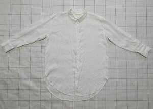 【古着】送料299円 サイズM H&M 長袖オーバーサイズ シャツ ホワイト 