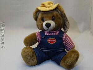 85年製ビンテージ タグ付き デルモンテ ベアーぬいぐるみ COUNTRY Brawny Bear DelMonte