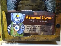 新品03年初代レア ABNORMAL CYRUS 一つ目熊 テディスケアズ TeDDy SCARES プラッシュベア Plush Bear 検)リビングデッドドールズ 血まみれ_画像4