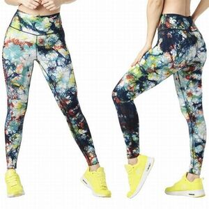 【正規品・新品】Sサイズ★ZUMBA・ズンバ★WorldwideTie-DyeHigh Waisted Ankle Leggings