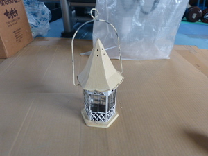 [ used ] candle lantern interior decoration white 