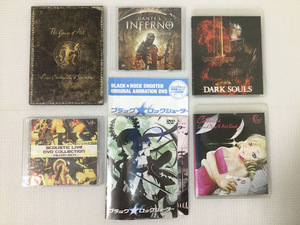 ゲーム特典サントラ等CD・DVD6枚「ベヨネッタ」「DANTE’S INFERNO」「DARK SOULS」「ブラックロックシューター」「キャサリン」他