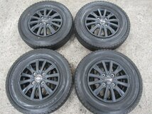 『軽バン!!』☆12インチ　スタッドレスset♪TOPY SIBILLA NEXT W5【マットブラック塗装】12X3.5J+44◆DUNLOP　SV01・8分☆2020年♪_画像1