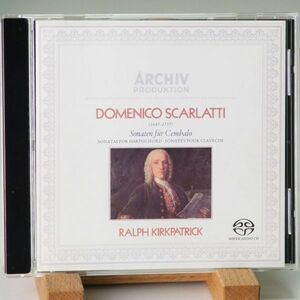 即決【SACD ハイブリッド 廃盤 ARCHIV】スカルラッティ　チェンバロソナタ集　カーク・バトリック　R. KIRKPATRICK　SCARLATTI　ハイレゾ