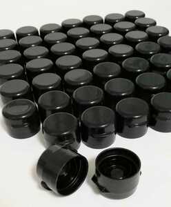  unused plastic cover ( hinge ) black ×50 piece glass bottle PET bottle 