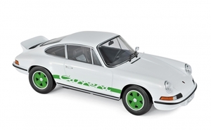 ノレブ 1/18 ポルシェ 911 2.7 RS ツーリング 1973 ホワイト Norev 1:18 Porsche 911 2.7 RS Touring 1973 white green 187636