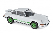 ノレブ 1/18 ポルシェ 911 2.7 RS ツーリング 1973 ホワイト Norev 1:18 Porsche 911 2.7 RS Touring 1973 white green 187636_画像1