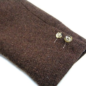 DUNWOOD × Harris Tweed ハリスツイード ダンマスターズ テーラードジャケット ブラウン 茶色 の画像3