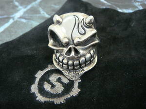  Star Lynn gear STARLINGEAR puncher De Ville Skull ring 19 number 