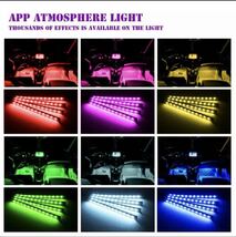 ☆新品☆ 4個セット！LED Bluetooth スマホでコントロール ライト RGB LEDテープ_画像5