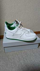 新品　未使用　NIKE AIR FORCE 1 LOW WHITE/GREEN　ナイキ　エア　フォース1 ロー　ホワイト/グリーン　US9 27cm　　　　