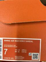 24cm 新品 NIKE AIR MAX KOKO SANDAL WMNS WHITE/UNIVERSITY RED ナイキ エアマックス ココ サンダル ウィメンズ ホワイト_画像2