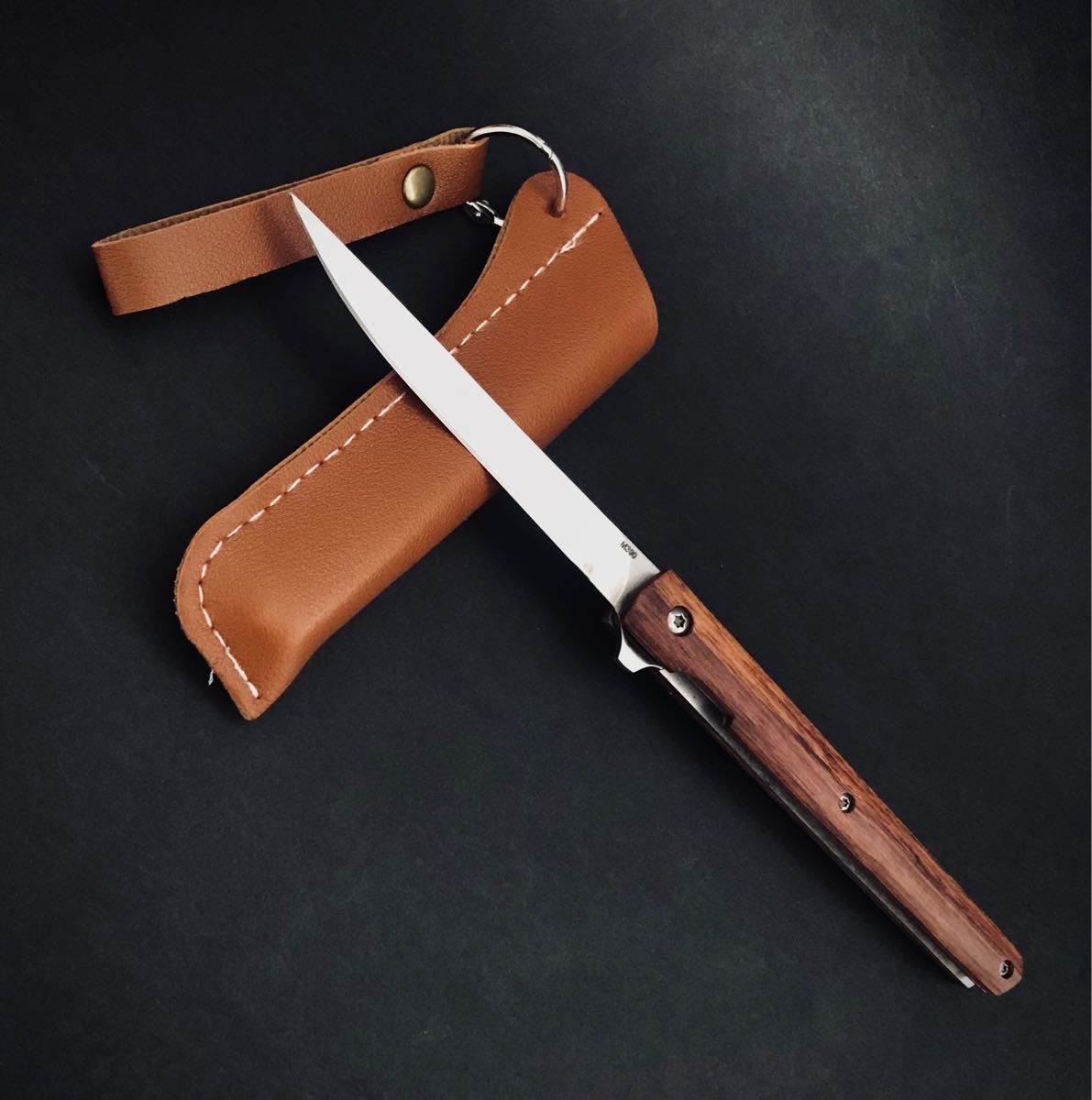 最高の Knives Giant Collectible Mouse Grand Green Micarta