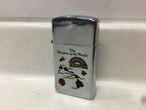 Zippo　スリム　ジッポー　HAWAI　ハワイ　1987年製　　　T372　　　　KJ1